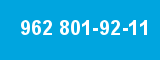 962 801-92-11